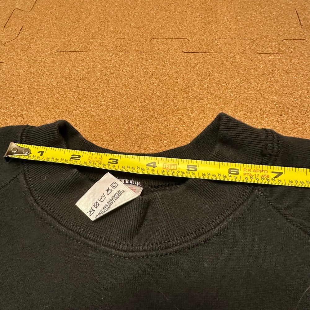 Fruit of the Loom Sweatshirt Womens XL Black US Army Reserve Vintage Raglan USA - Picture 5 of 7